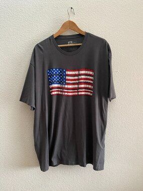 MAGPUL Guns Firearms USA Flag 2A Short Sleeve Gray T-Shirt Men's 3XL